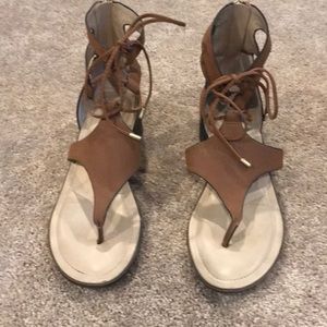 Brown sandals